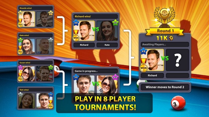 8 Ball Pool<span>(Modify the auxiliary play)</span> screenshot image 2_Popularmodapk.com