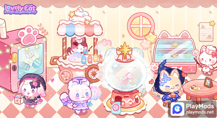 Lovely Cat: Magic Academy City<span>(No ads)</span> screenshot image 3_Popularmodapk.com