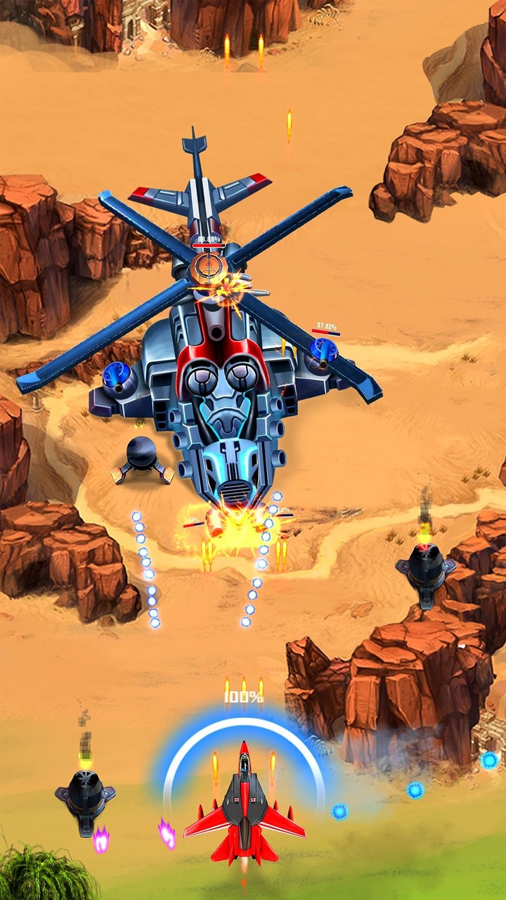 Sky Warplanes Air Shooter screenshot image 5_Popularmodapk.com