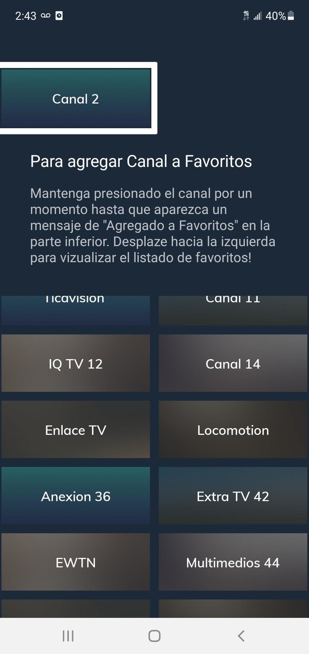 TV Costa Rica Simple screenshot image 3_Popularmodapk.com