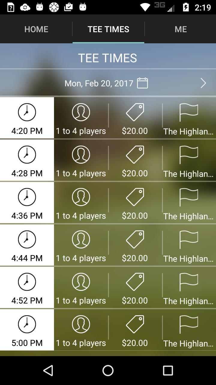 The Highlands Golf Tee Times screenshot image 27_Popularmodapk.com