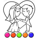 Bride And Groom Coloring Book29_rowtechapk.com