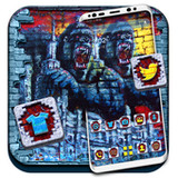 Gorilla Graffiti Theme1.3_rowtechapk.com