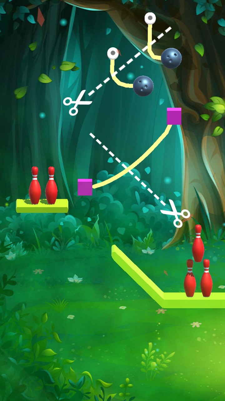 Cut The Rope Bowling screenshot image 4_Popularmodapk.com