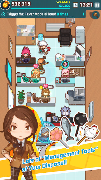 OH~! My Office - Boss Simulation Game(Lots of currency and diamonds) screenshot image 2_Popularmodapk.com