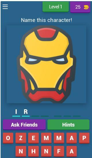 Guess the superhero name screenshot image 1_Popularmodapk.com