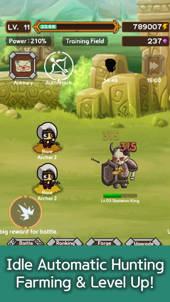 Random Defense : Level Up screenshot image 2_Popularmodapk.com