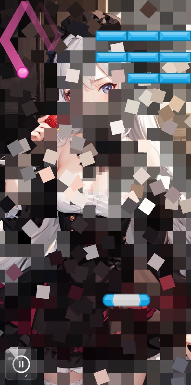 Anime Girl Brick Breaker 3 screenshot image 5_Popularmodapk.com