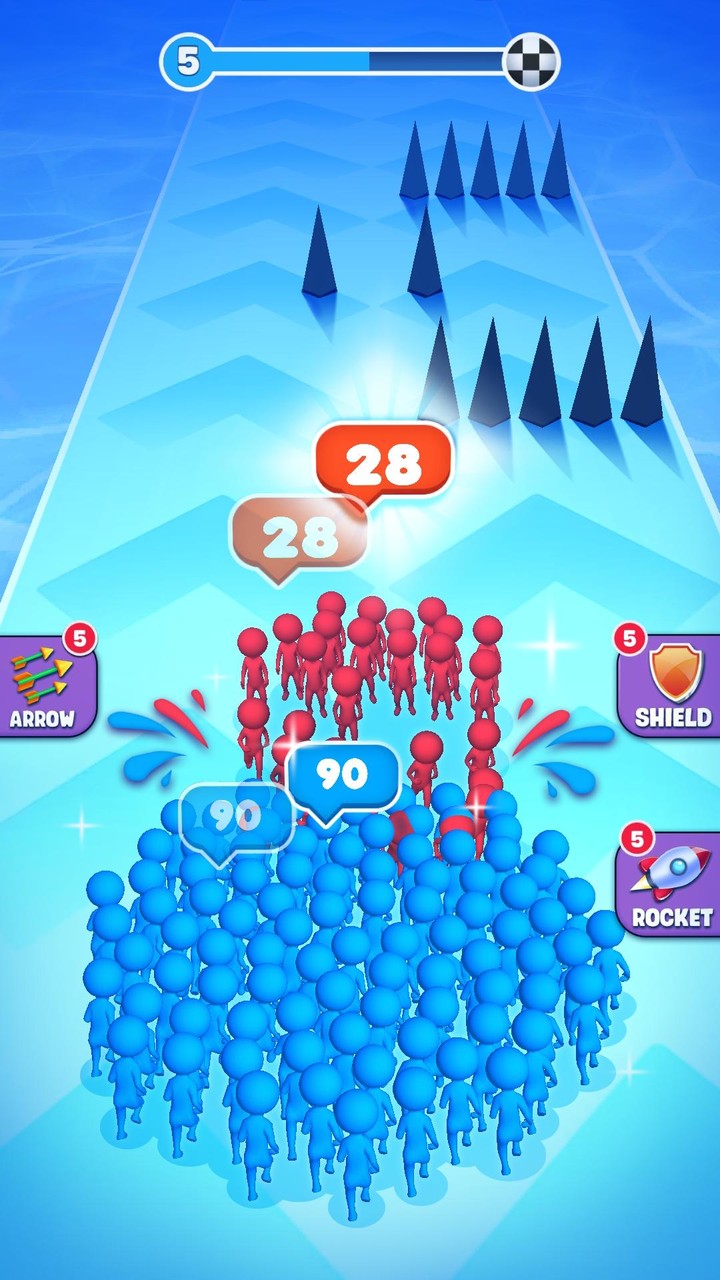 Crowd Clash - Crowd Runner screenshot image 1_Popularmodapk.com