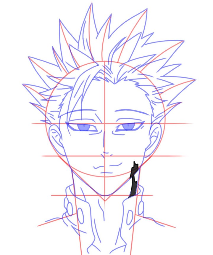 How To Draw Nanatsu No Taizai - Head screenshot image 3_Popularmodapk.com