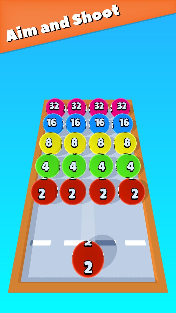2048 Ball Match 3D screenshot image 5_Popularmodapk.com