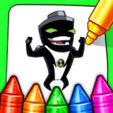 Ben Alien 10 coloring heroes1.0_rowtechapk.com