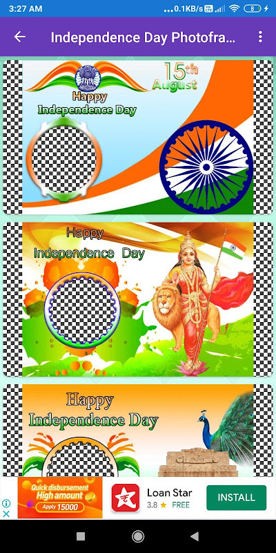 Happy Independence Day: Greeting, Photo Frames,GIF screenshot image 8_Popularmodapk.com
