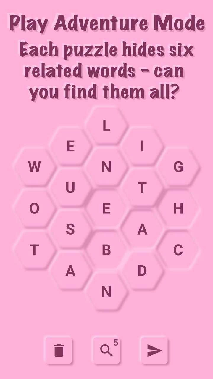 Hex Words: Word Search screenshot image 3_Popularmodapk.com