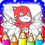 Pj super heroes coloring mask1.0_rowtechapk.com