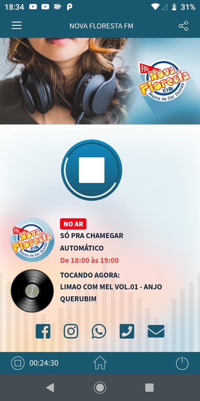 Rádio Nova Floresta FM screenshot image 1_Popularmodapk.com