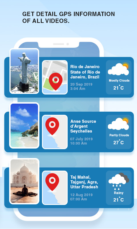 GPS Video Camera : Video with Location screenshot image 3_Popularmodapk.com