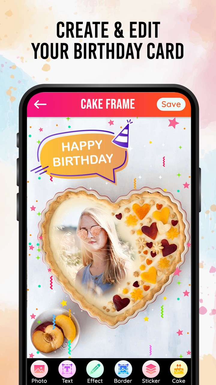 Birthday Photo Frame Maker screenshot image 3_Popularmodapk.com