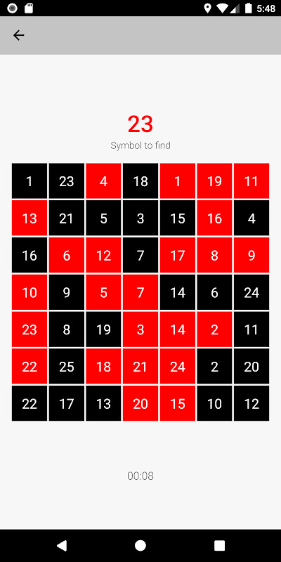 Schulte table: speed reading screenshot image 11_Popularmodapk.com
