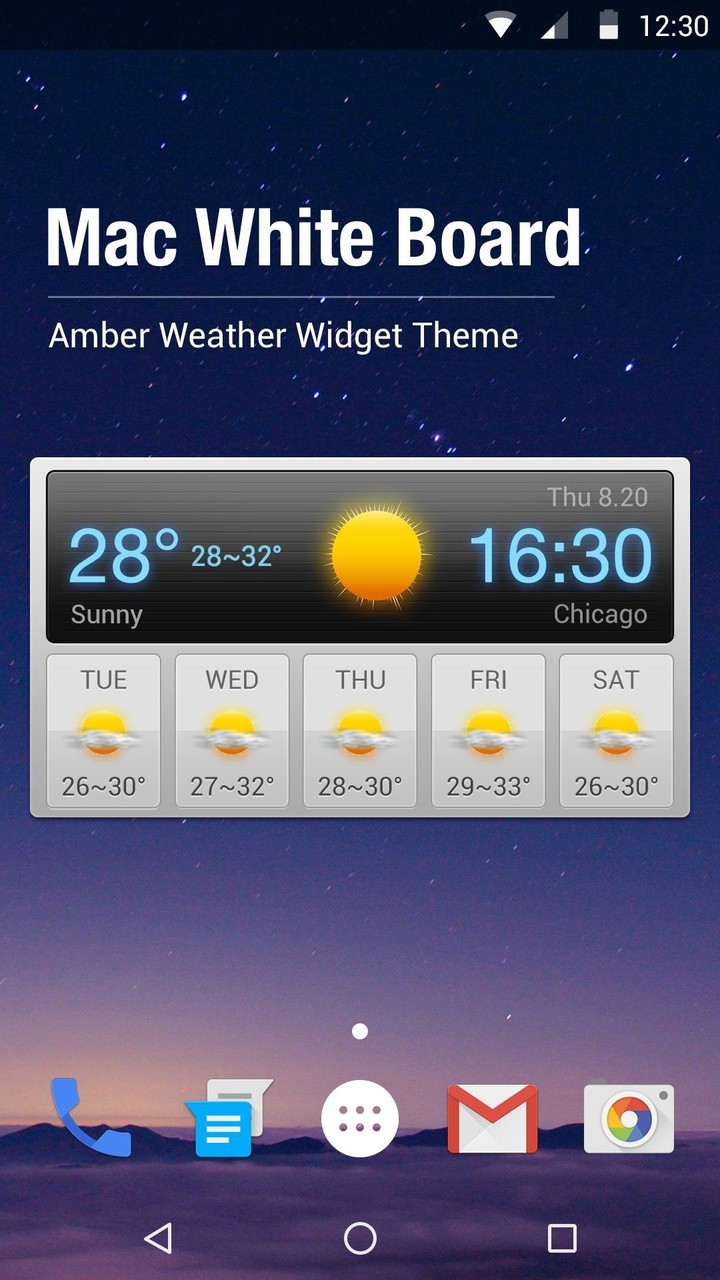 Digital clock &weather widget ⚡ screenshot image 1_Popularmodapk.com