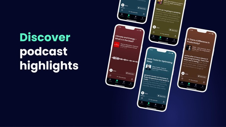 Snipd | Smart Podcast Player screenshot image 7_Popularmodapk.com