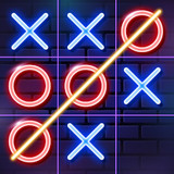 Tic Tac Toe Glow: 2 Player XO<span>(No Ads)</span>1.0.36_rowtechapk.com