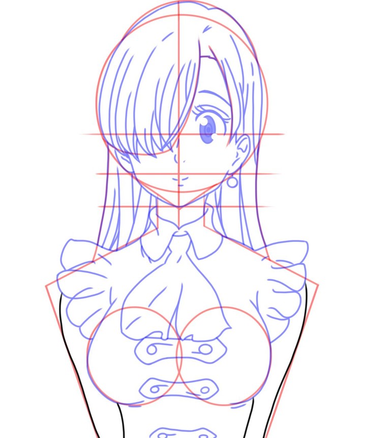 How To Draw Nanatsu No Taizai - Head screenshot image 8_Popularmodapk.com