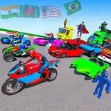 Crazy Superhero Car Stunt Race1.7_rowtechapk.com