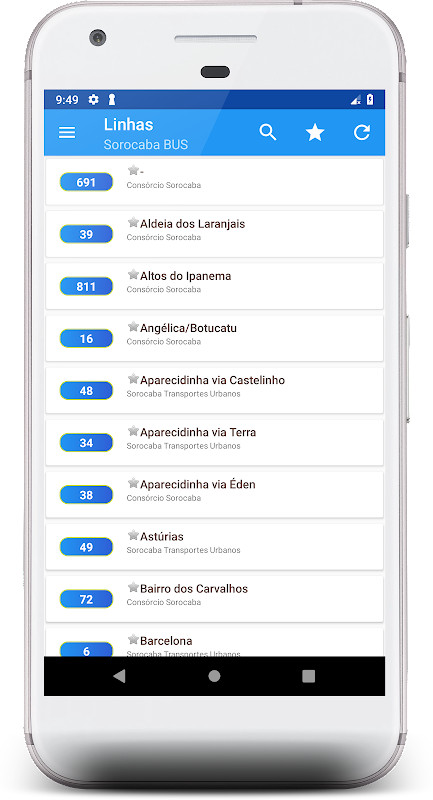 Sorocaba Bus - Horários e Itinerários offline screenshot image 5_Popularmodapk.com