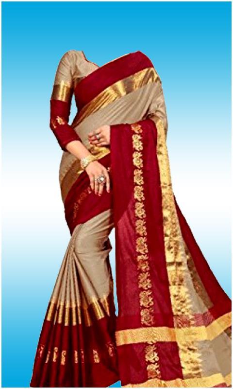 Fashion Georgette Women Sarees screenshot image 1_Popularmodapk.com