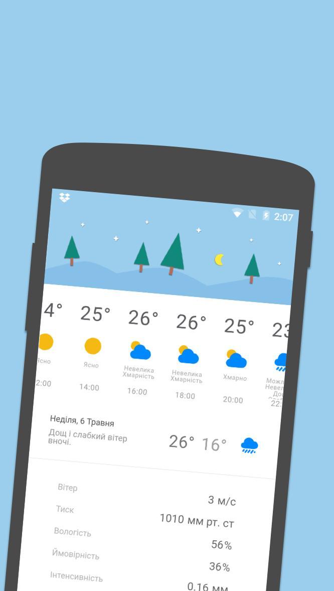Погода screenshot image 1_Popularmodapk.com