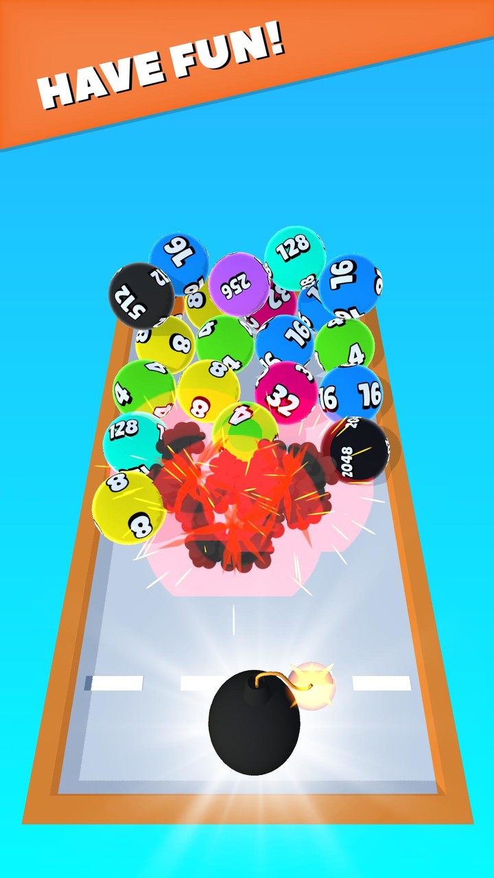 2048 Ball Match 3D screenshot image 3_Popularmodapk.com