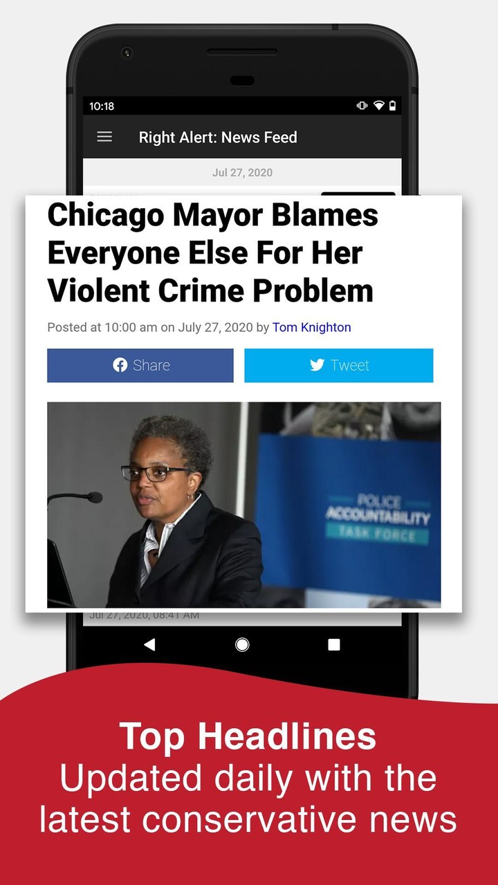 Right Alert: Conservative News screenshot image 1_Popularmodapk.com