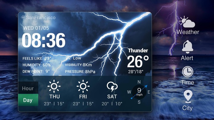 Digital clock &weather widget ⚡ screenshot image 8_Popularmodapk.com