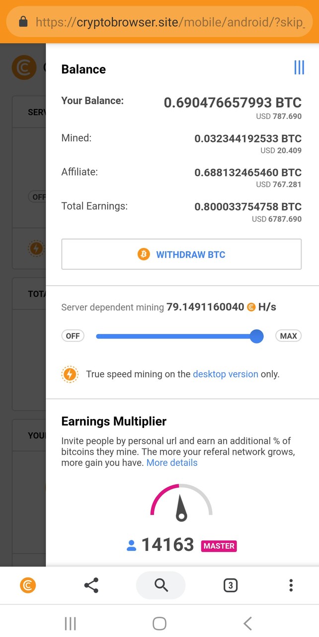CryptoTab Browser—world's first mining browser screenshot image 6_Popularmodapk.com