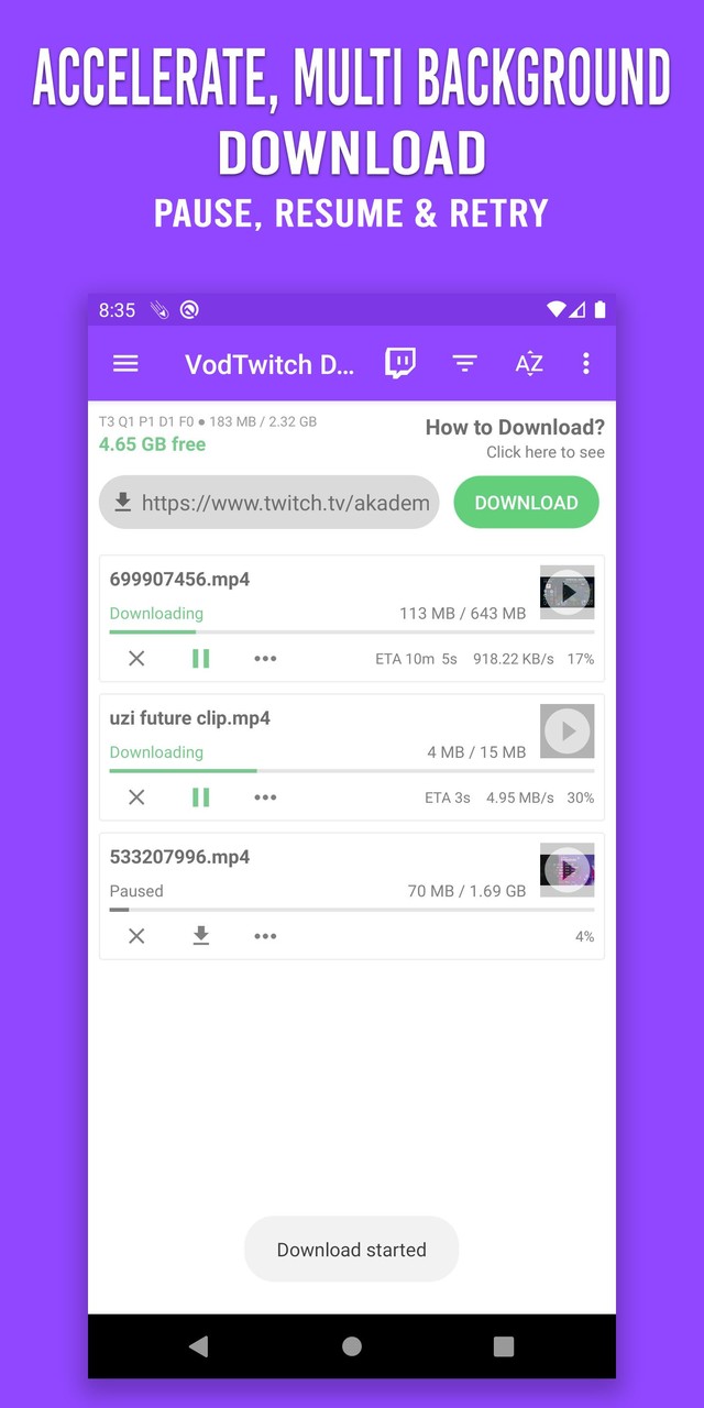 Video Downloader for Twitch screenshot image 3_Popularmodapk.com