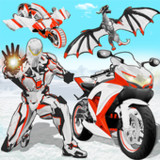Snow Bike Transform Robot Game1.0.77_rowtechapk.com