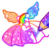 Coloring Glitter Princess1.0.2_rowtechapk.com
