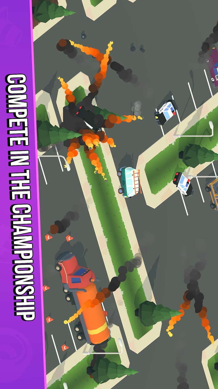 Smash racing: drive from cops, make an epic crash!(Paid for free) screenshot image 19_Popularmodapk.com