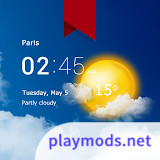 Transparent clock weather Pro<span>(Premium Unlocked)</span>7.07.3_rowtechapk.com