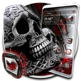 Skull Red Butterfly Theme1.3.1_rowtechapk.com