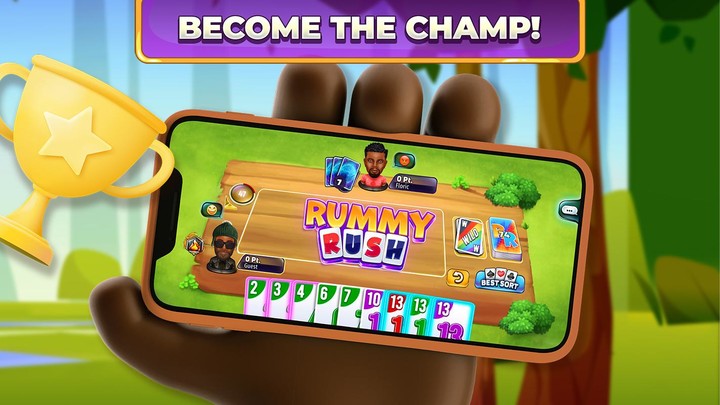 Rummy Rush - Classic Card Game screenshot image 3_Popularmodapk.com