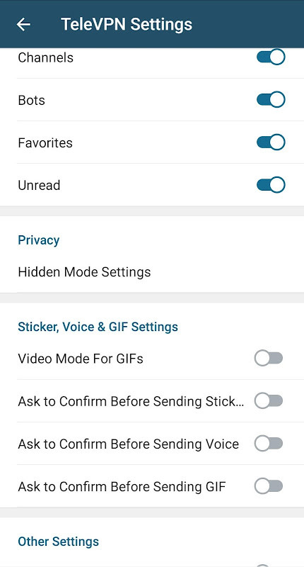 TeleVPN screenshot image 4_Popularmodapk.com