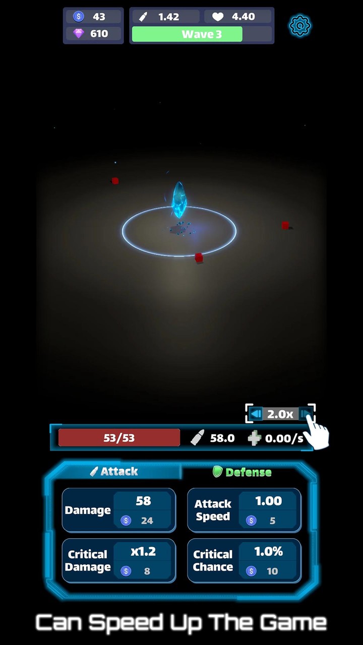 Crystal Defense Battle screenshot image 3_Popularmodapk.com