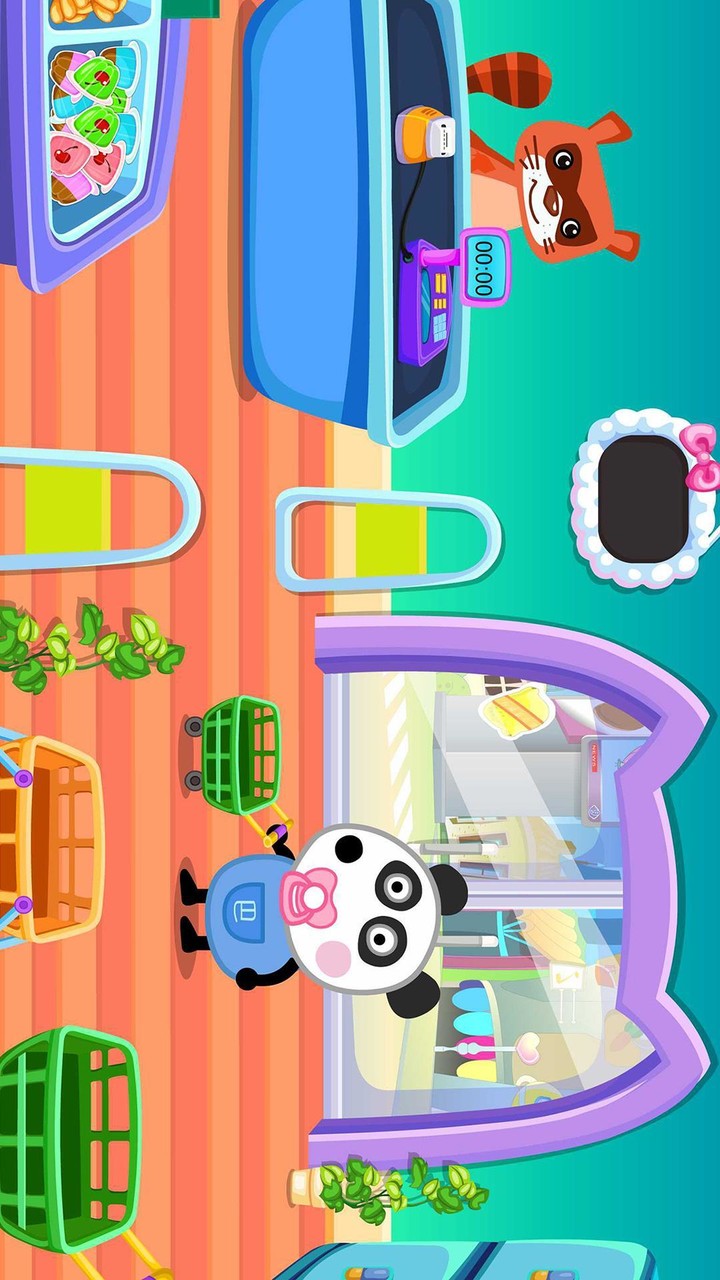 熊猫宝宝逛超市 screenshot image 1_Popularmodapk.com