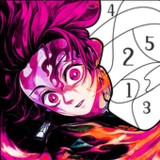 Demon Slayer Color by Number1.1_rowtechapk.com