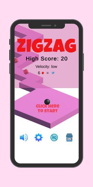 Zig Zag Ball - Classic Game screenshot image 1_Popularmodapk.com