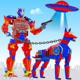 Police Dog Robot Car Transform4.5.6_rowtechapk.com