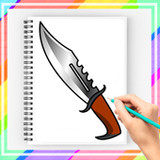 How to Draw Dagger Easy1.4_rowtechapk.com