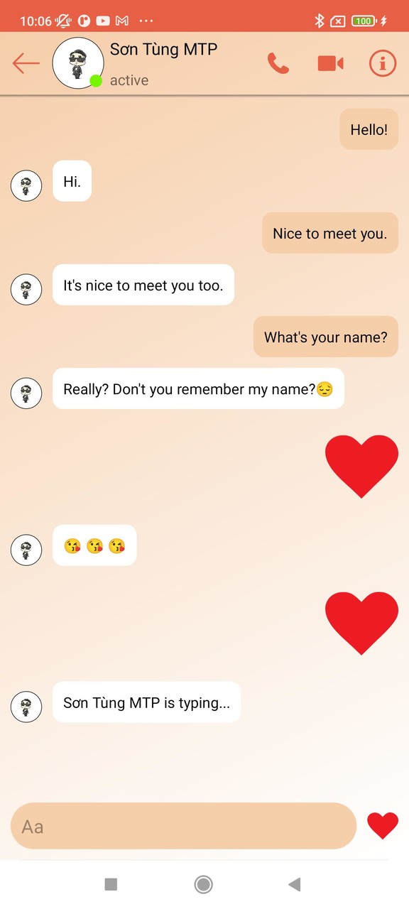 Son Tung MTP video call prank screenshot image 2_Popularmodapk.com